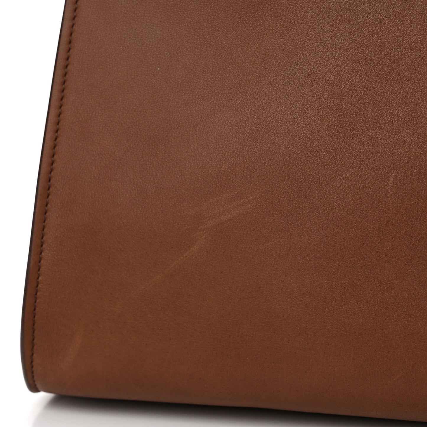 Polished Saddle Calfskin Soft Margaux 15 Cuir