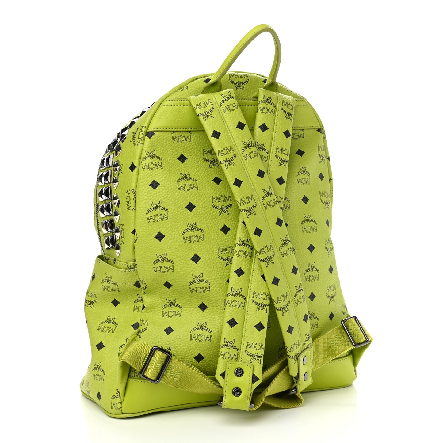 Visetos Crown Stud Medium Stark Backpack Green