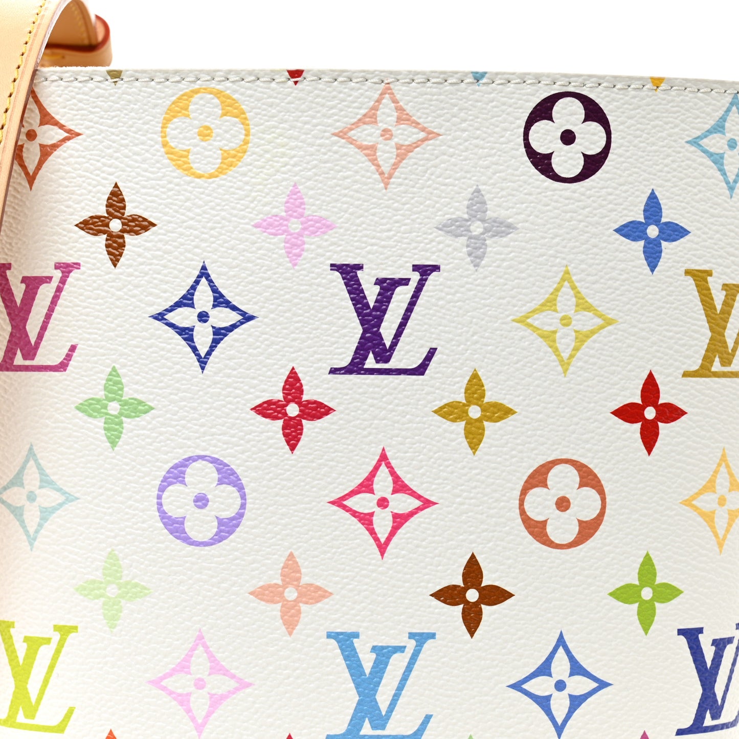 LV X TM Monogram Multicolor All In BB White