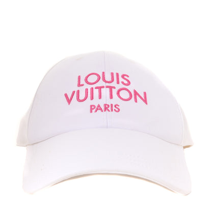 Louis Vuitton Cotton Baseball Cap M White 3 of 9