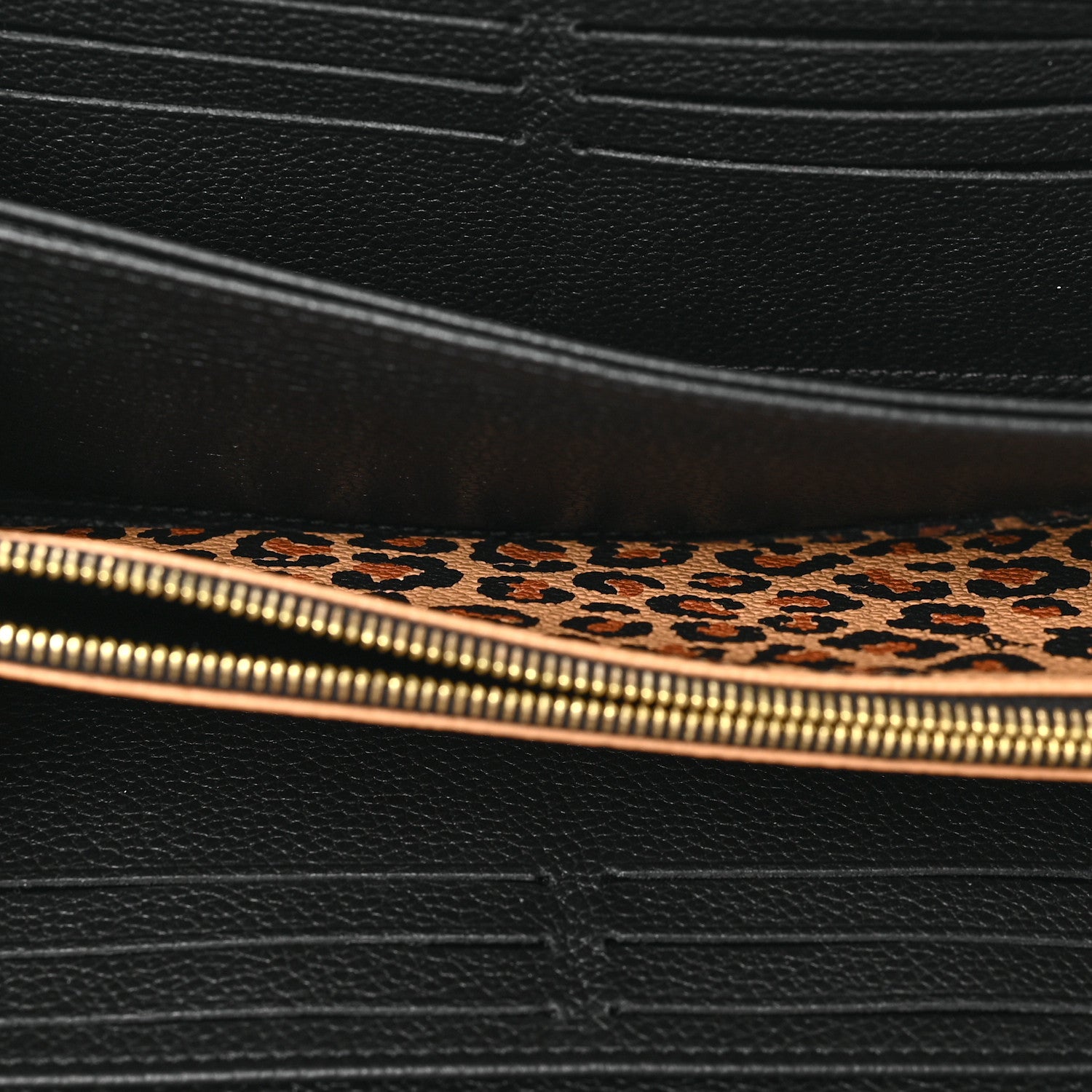 Louis Vuitton Empreinte Monogram Giant Wild At Heart Zippy Wallet Black 5 of 6