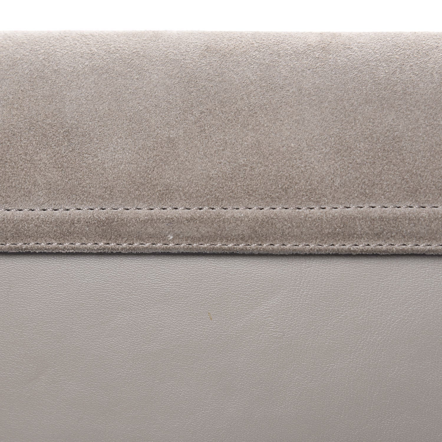 Chloe Suede Calfskin Small Faye Shoulder Bag Motty Grey 11 of 11