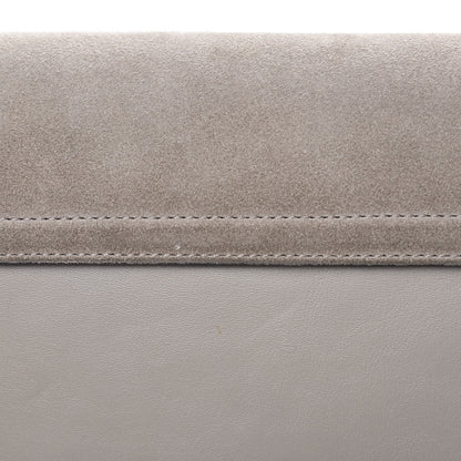 Chloe Suede Calfskin Small Faye Shoulder Bag Motty Grey 11 of 11