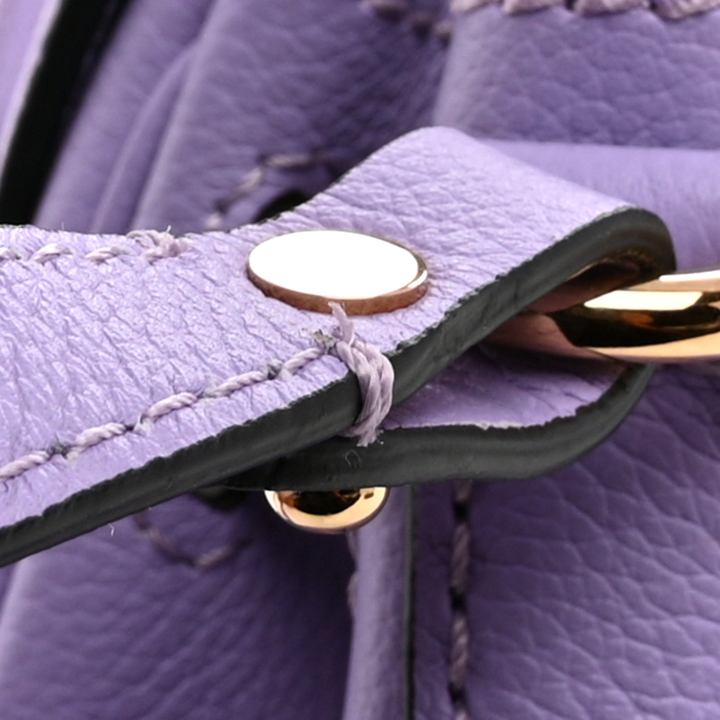 Calfskin Medusa Small Top Handle Handbag Lilac