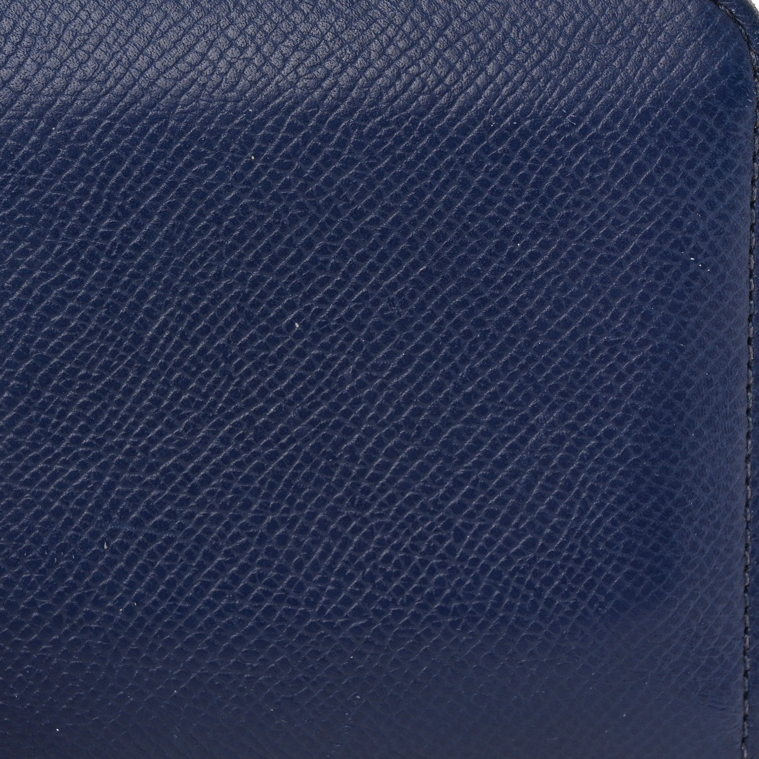 Hermes Epsom Silk'In Compact Wallet Bleu Saphir 12 of 15
