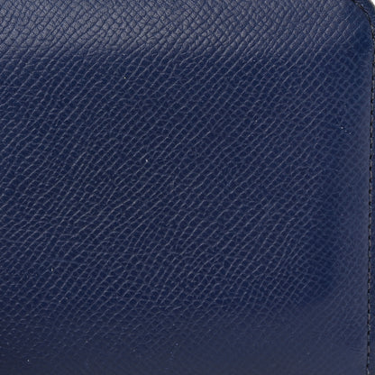 Hermes Epsom Silk'In Compact Wallet Bleu Saphir 12 of 15