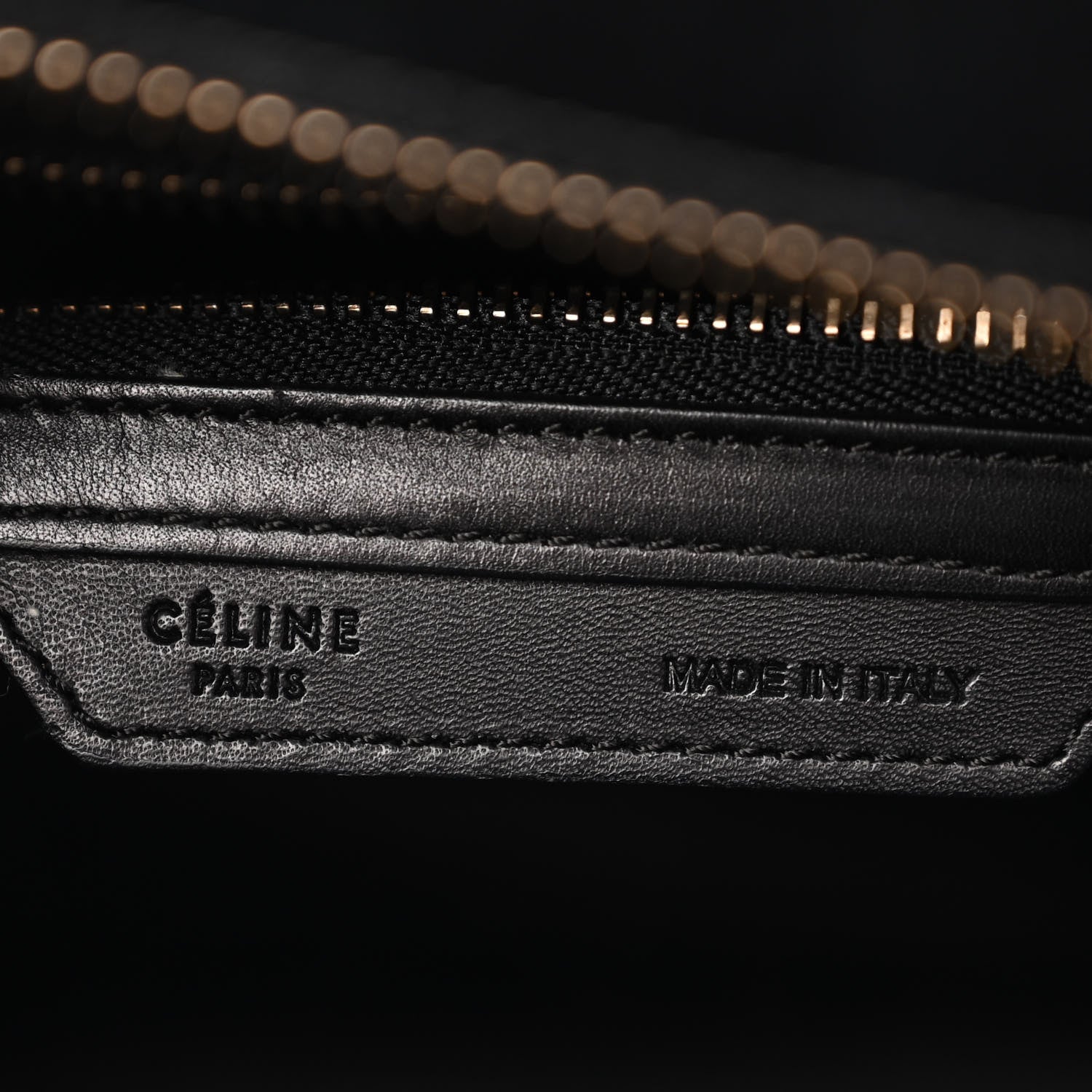 Celine Twill Smooth Calfskin Mini Luggage Dune Black 6 of 9