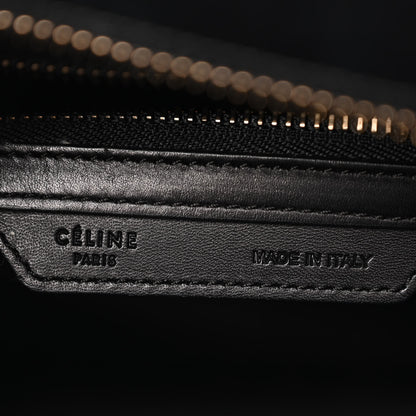Celine Twill Smooth Calfskin Mini Luggage Dune Black 6 of 9