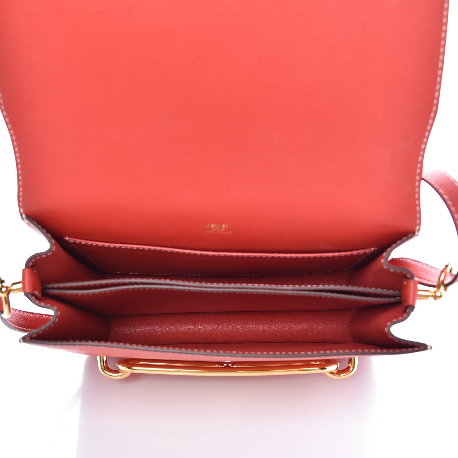 Hermes Evercolor Sac Roulis 23 Rouge Tomate 5 of 7