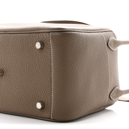 Hermes Taurillon Clemence Lindy 26 Etoupe 10 of 11