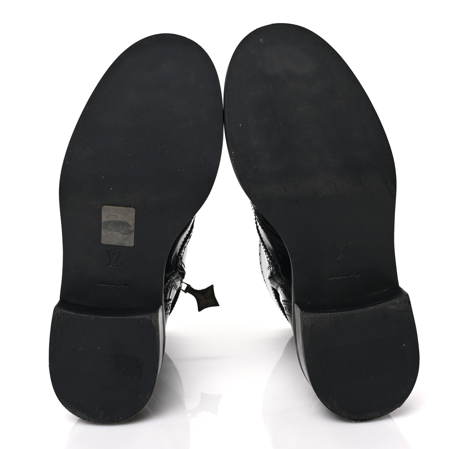 Louis Vuitton Glazed Calfskin Midtown Ankle Boots 38 Black 5 of 6
