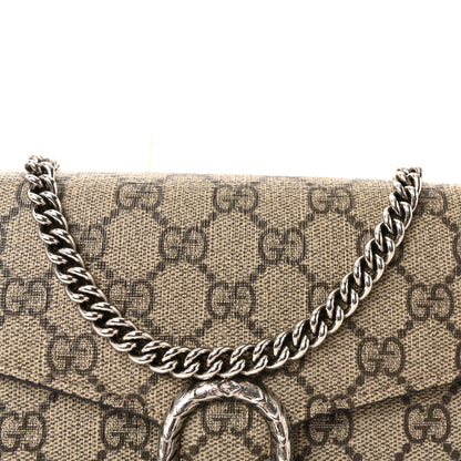 Gucci GG Supreme Monogram Mini Dionysus Chain Wallet Beige Taupe 8 of 11