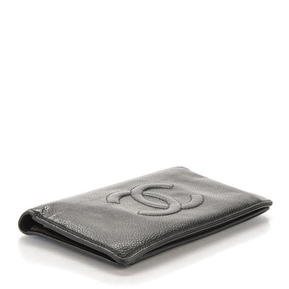 Chanel Caviar Timeless CC Yen Wallet Black 4 of 10