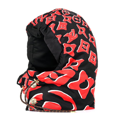 Louis Vuitton X UF Monogram Dreamy Cap Hoodie Black Red 1 of 7