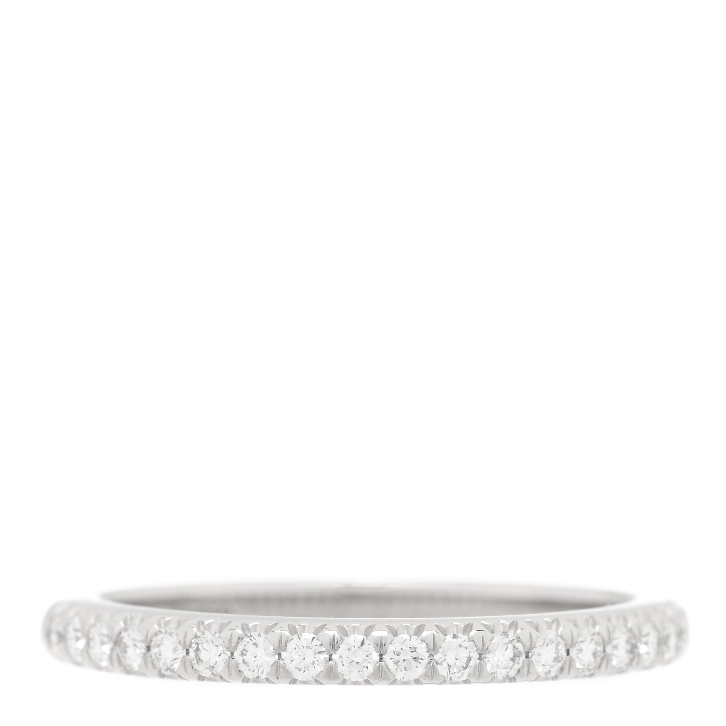 Platinum Diamond .17ctw Soleste Half Eternity Band Ring 49 5