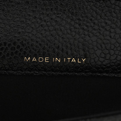 Chanel Caviar Camellia Embossed Card Holder Wallet Black 7 of 12