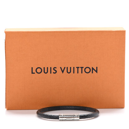 Louis Vuitton Damier Graphite Keep It Bracelet 19 4 of 4