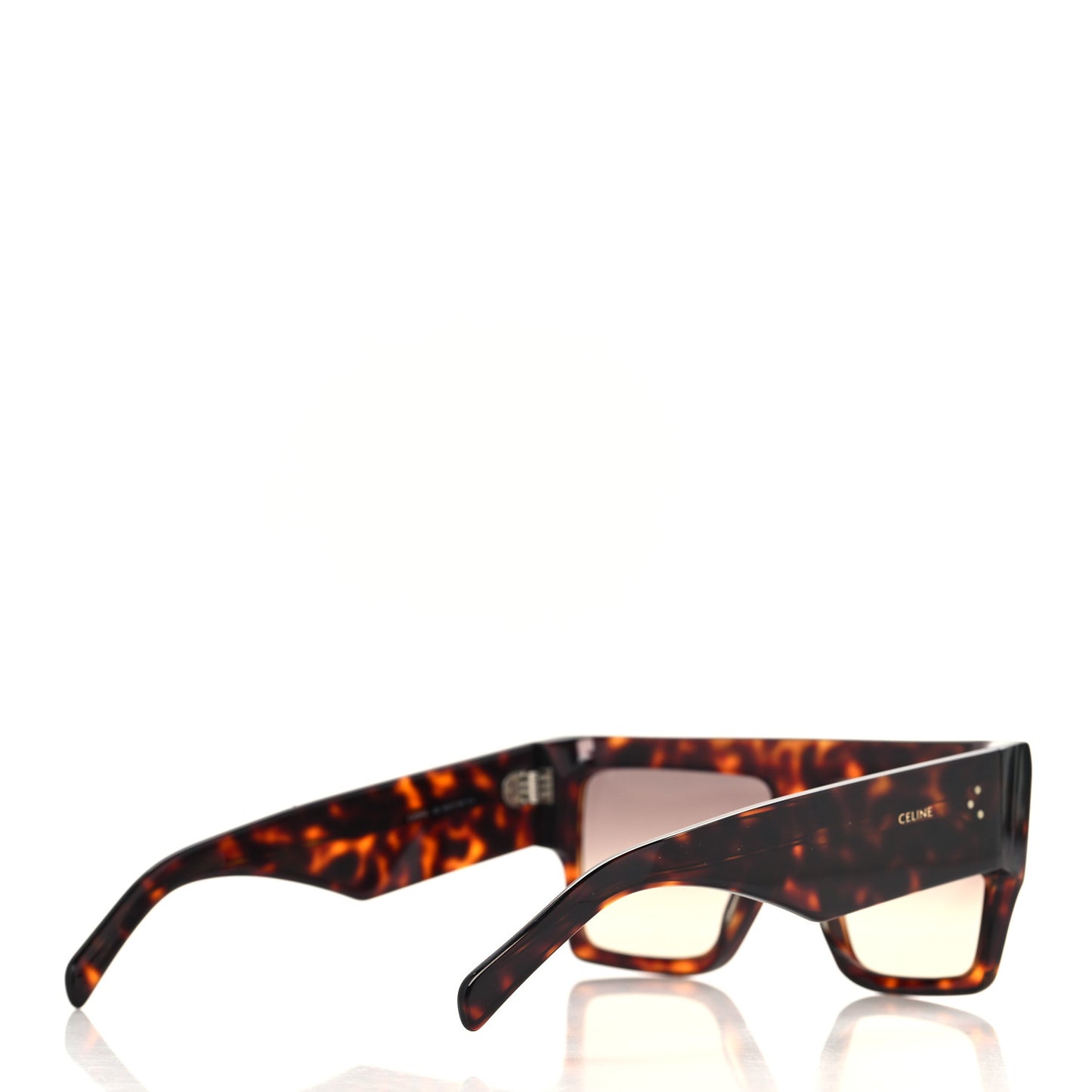 Acetate Rectangular Sunglasses CL400921 Dark Havana