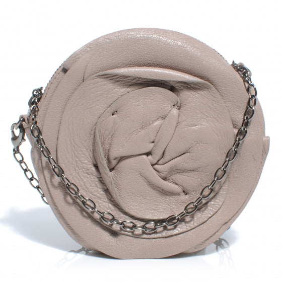 Valentino Garavani Leather Petale Mini Chain Bag Blush 1 of 6