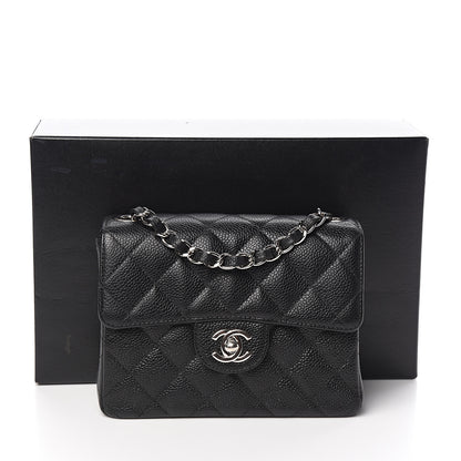 Chanel Caviar Quilted Mini Square Flap Black 12 of 12
