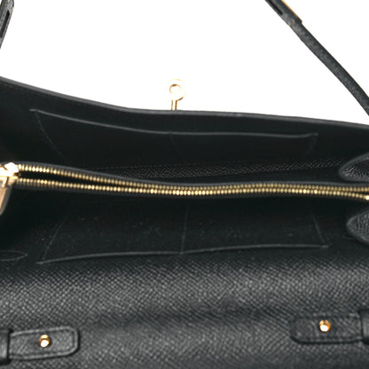 Hermes Epsom Kelly Wallet To Go Black 4 of 11