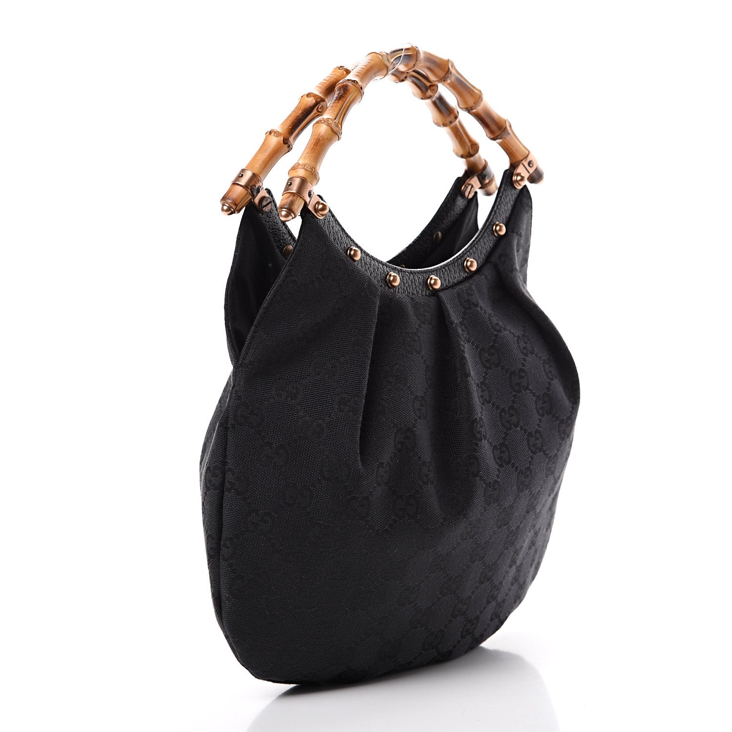 Monogram Bamboo Small Handbag Black