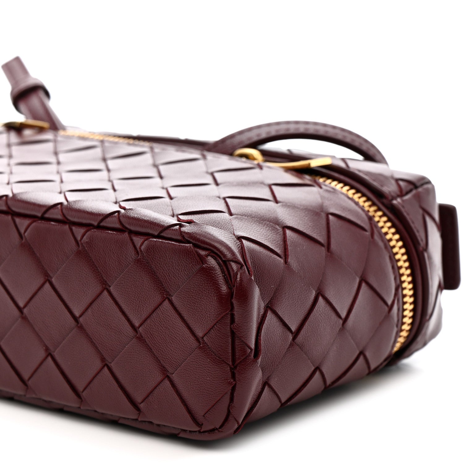 Bottega Veneta Nappa Intrecciato Bang Bang Vanity Case Barolo 10 of 10