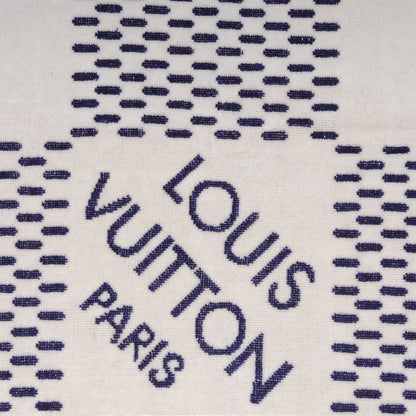 Louis Vuitton Cotton Damier Azur Gym Towel 1 of 6