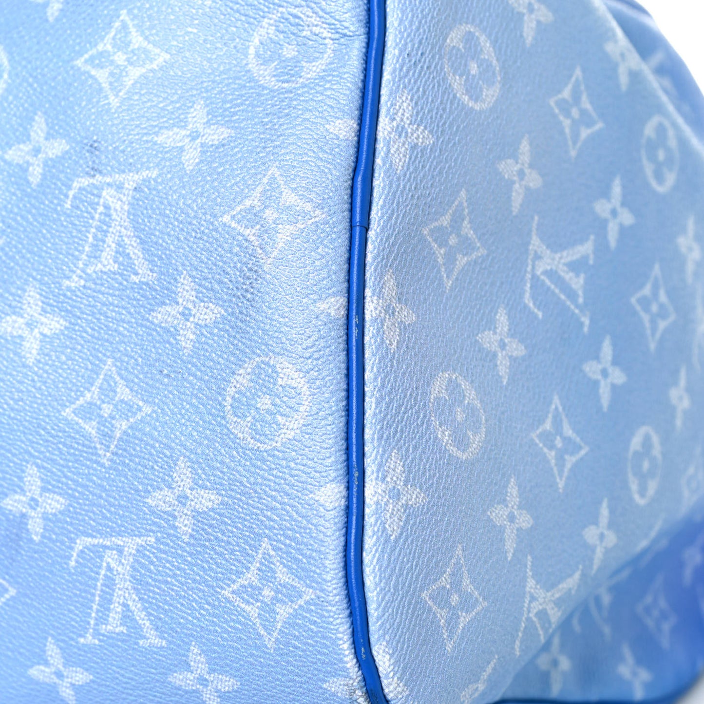 Monogram Clouds Keepall Bandouliere 50 Blue