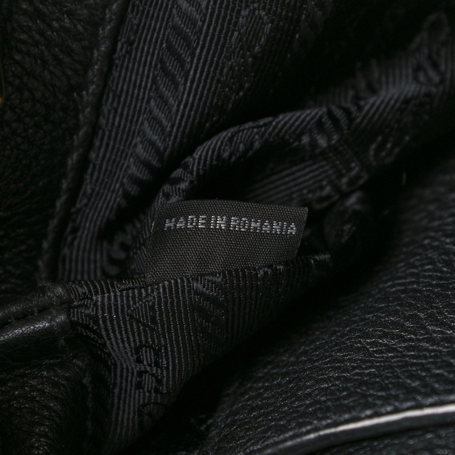 Prada Vitello Daino Zippered Shoulder Bag Black 6 of 11