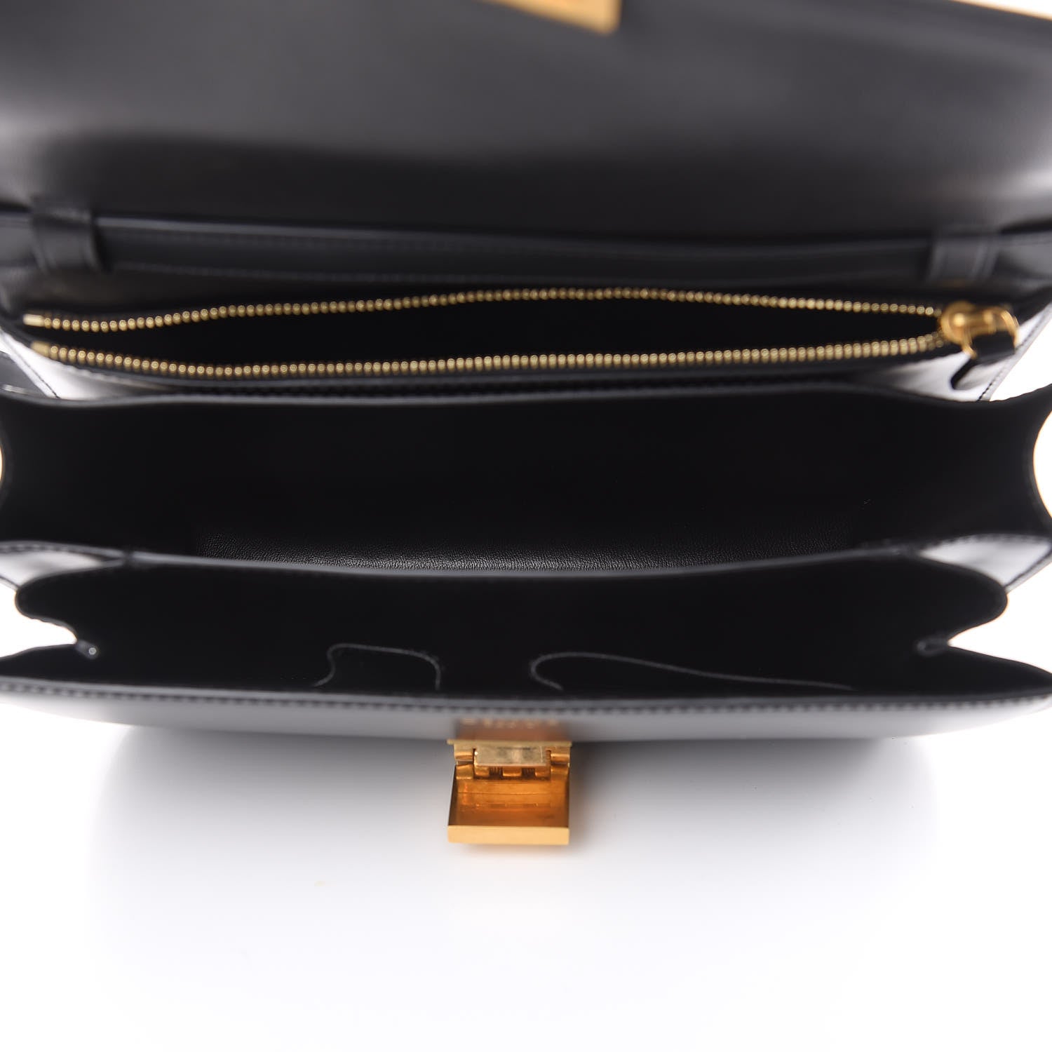 Celine Box Calfskin Medium Classic Box Flap Bag Black 5 of 9