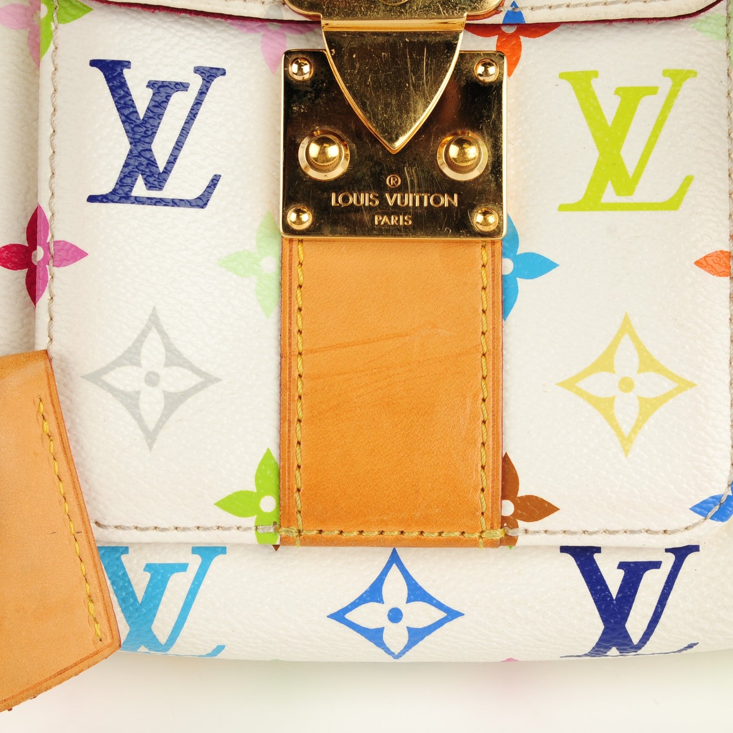 Monogram Multicolor Speedy 30 White