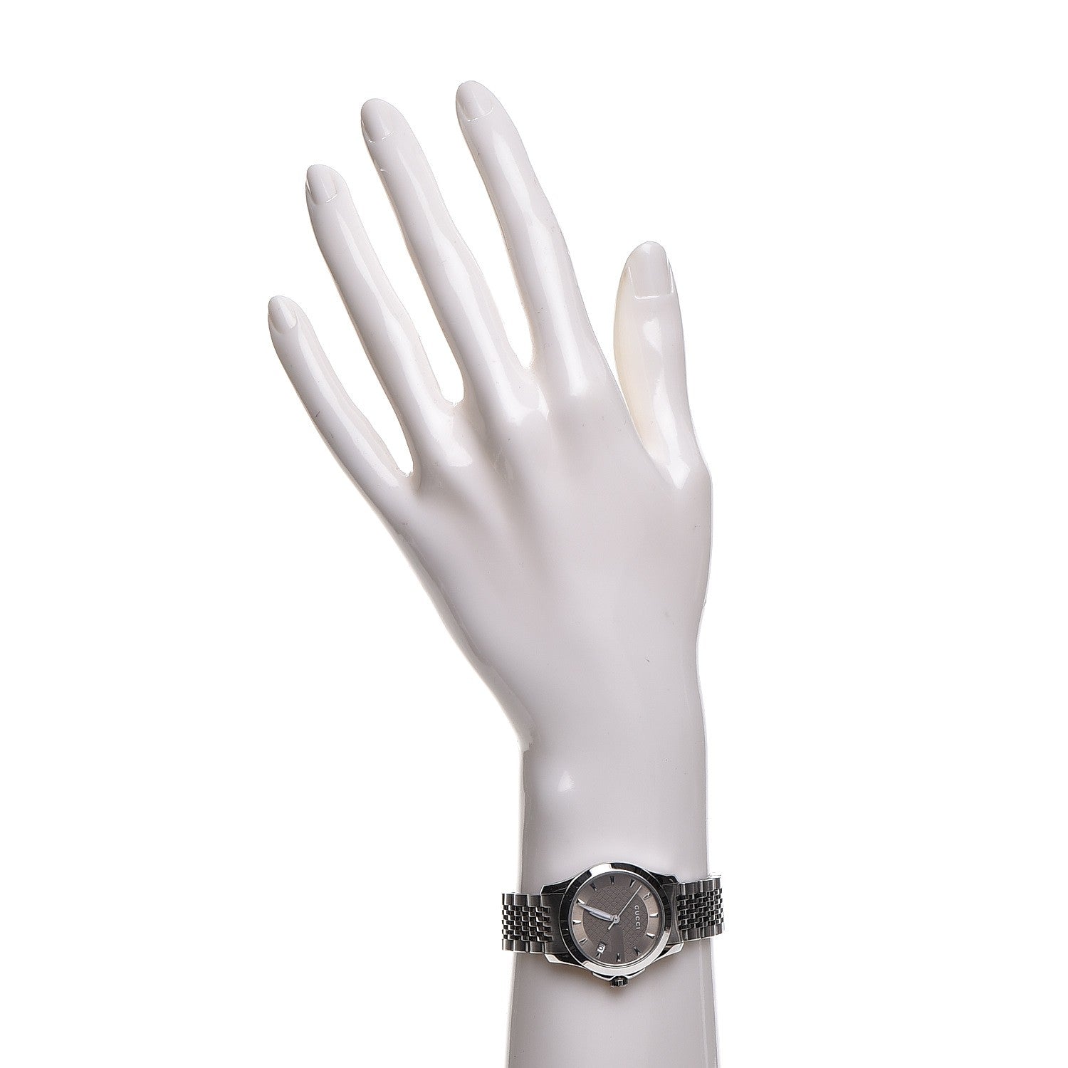 Gucci Stainless Steel 27mm G-Timeless Quartz Watch Brown 2 of 8