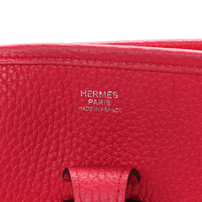 Hermes Taurillon Clemence Evelyne III PM Rose Extreme 6 of 11