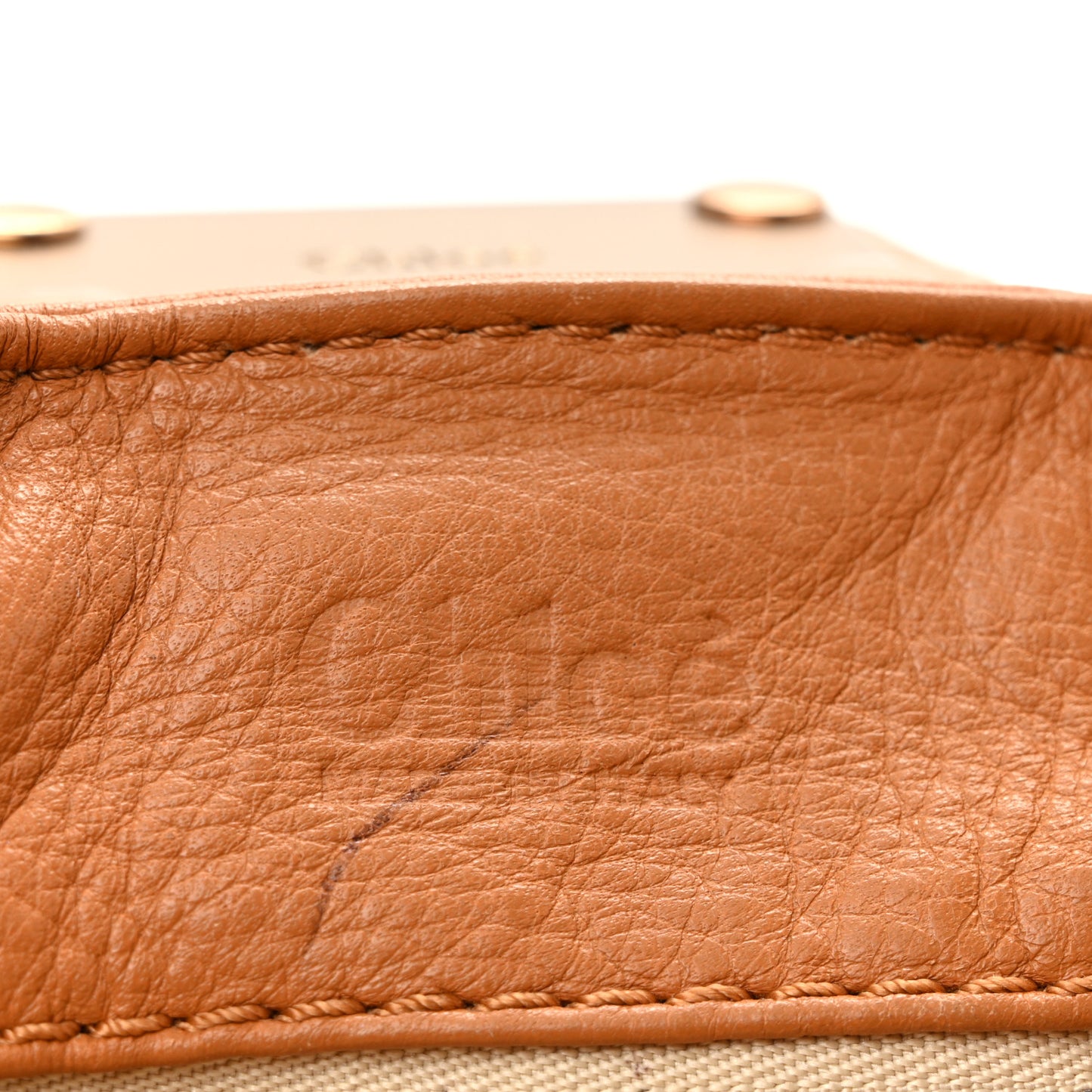 Calfskin Medium Paddington Satchel Tan