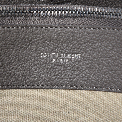 Saint Laurent Grained Calfskin Small Supple Sac De Jour Fog 6 of 8