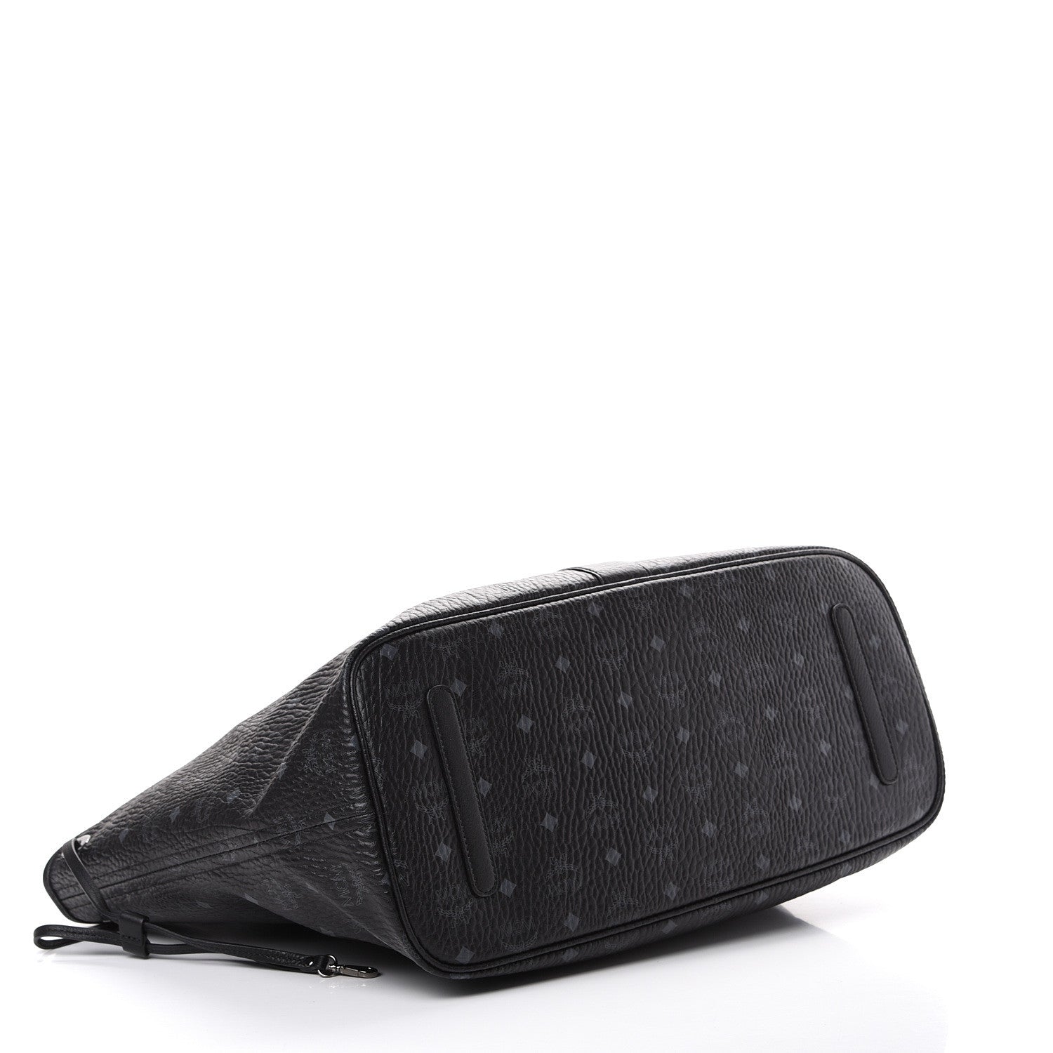 MCM Visetos Large Liz Reversible Shopper Tote Black 6 of 15