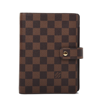 Louis Vuitton Damier Ebene Medium Ring Agenda Cover 1 of 13
