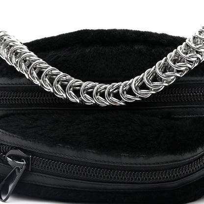 Alexander Wang Mink Fur Attica Belt Bag Black 9 of 14