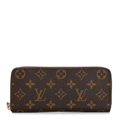 Louis Vuitton Monogram Clemence Wallet Fuchsia 1 of 10