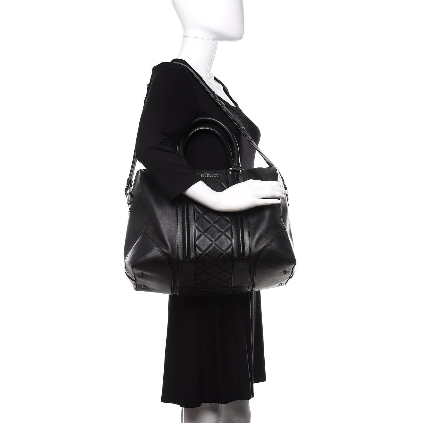 Lambskin Quilted Medium Lucrezia Black