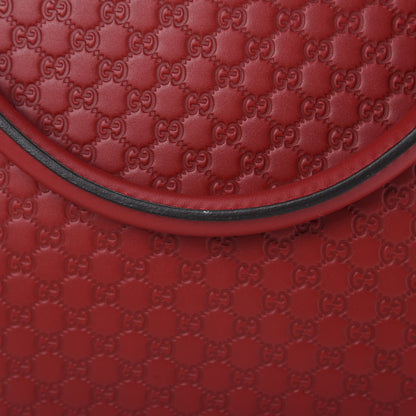 Gucci Soft Microguccissima Large Dome Satchel Red 13 of 14