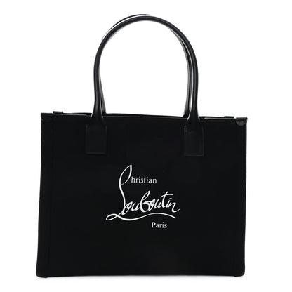 Christian Louboutin Canvas Nastroloubi Large Tote Black 1 of 11