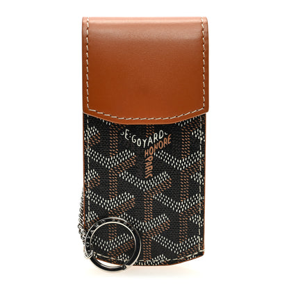 Goyard Goyardine Portier GM Key Pouch Black Gold 1 of 6