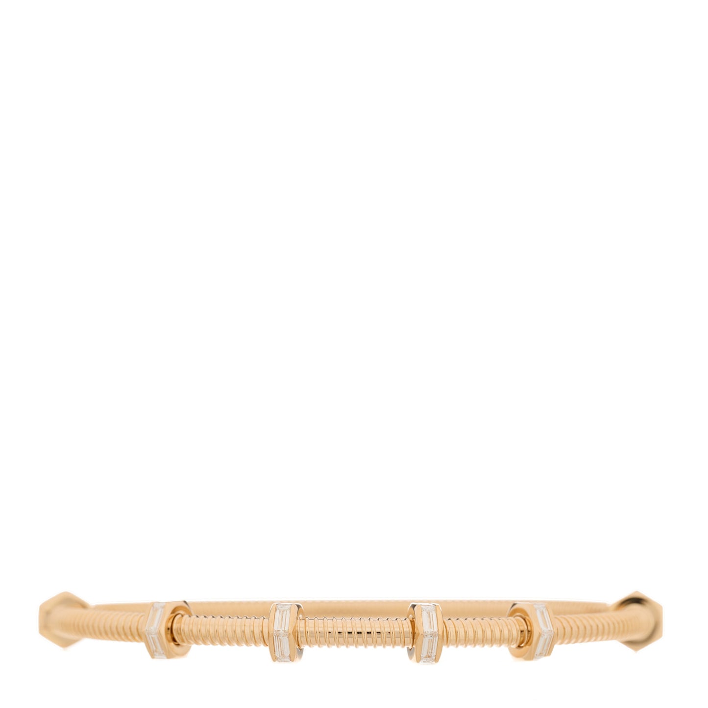18K Pink Gold Diamond Ecrou de Cartier Bracelet 18