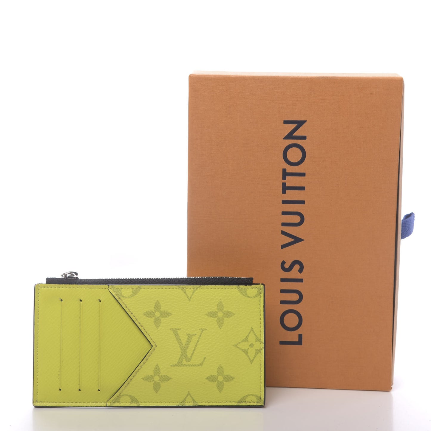 Monogram Taiga Coin Card Holder Yellow