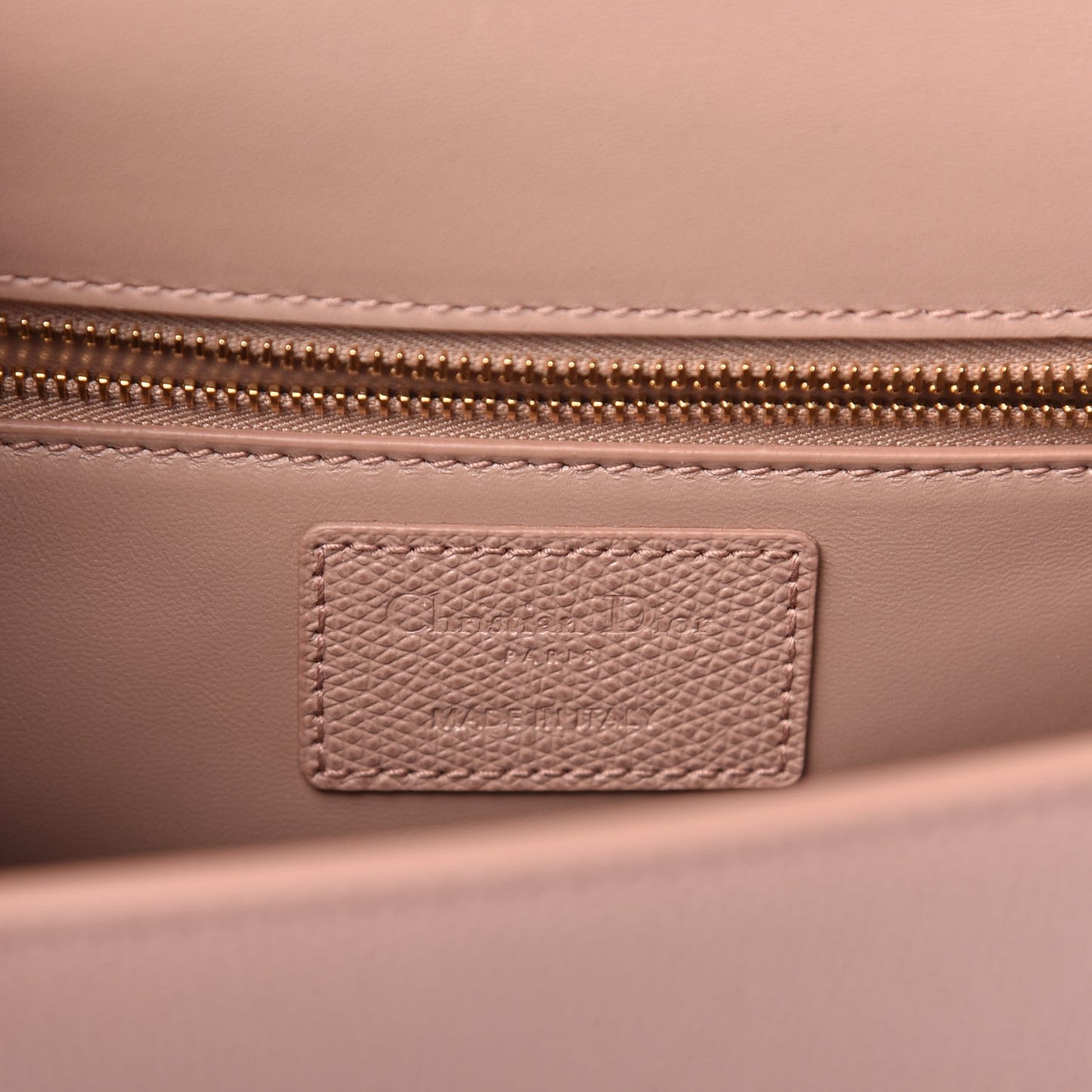 Ultra Matte Grained Calfskin 30 Montaigne Flap Bag Blush