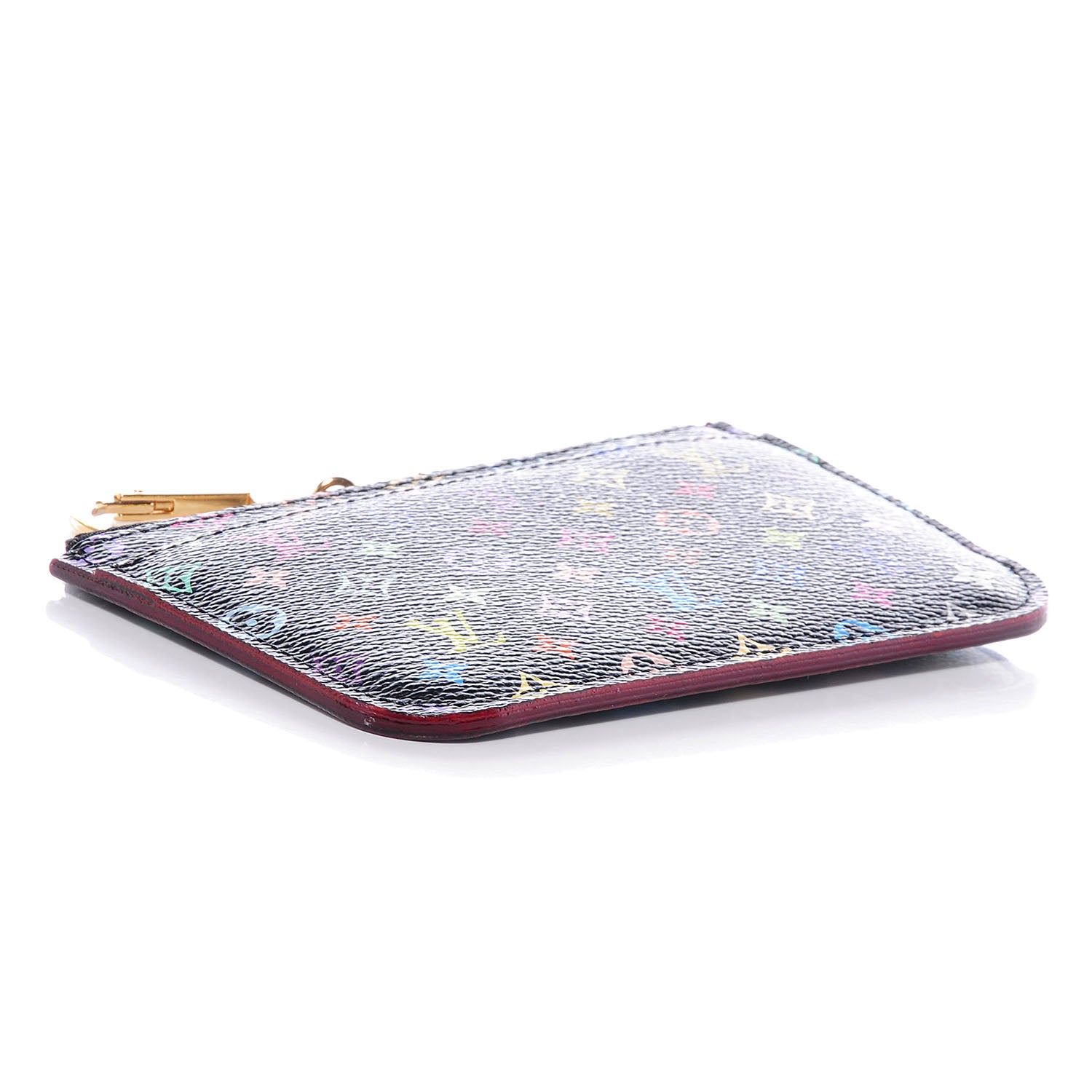 Louis Vuitton Monogram Multicolor Key Pouch Black Grenade 4 of 8