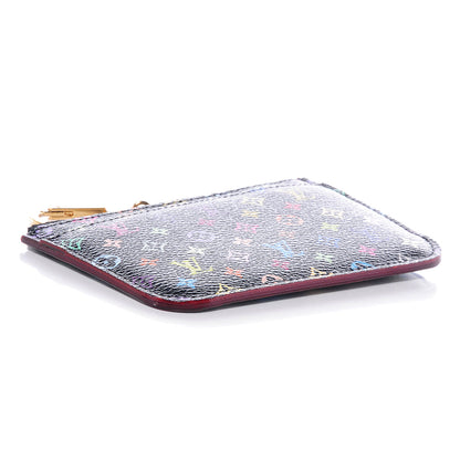 Louis Vuitton Monogram Multicolor Key Pouch Black Grenade 4 of 8