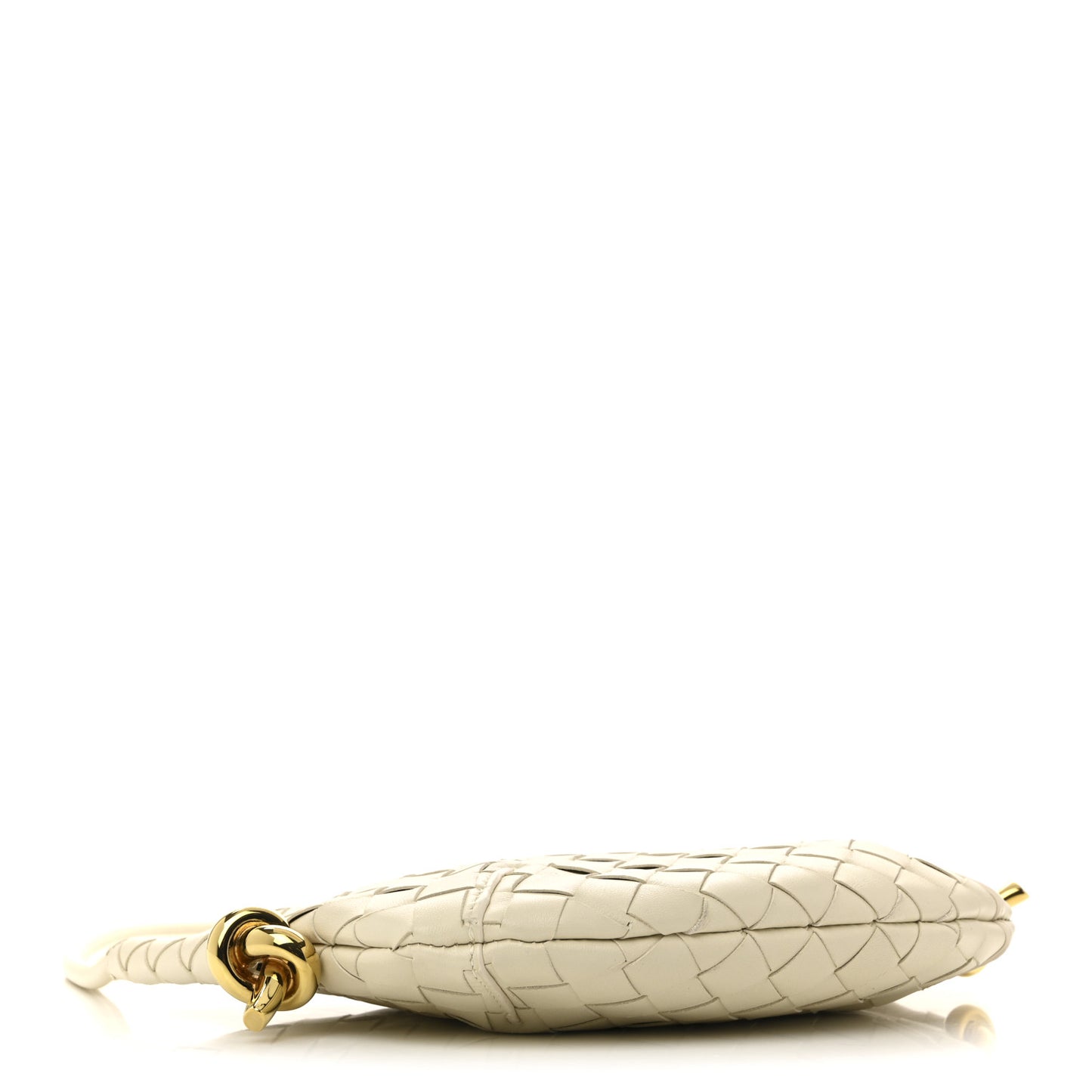 Nappa Intrecciato Mini Solstice Shoulder Bag Sea Salt